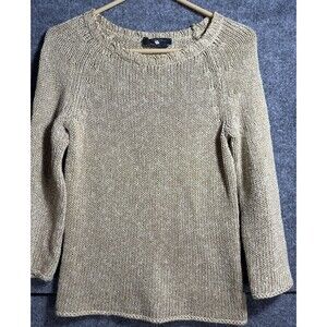 Weekend Max Mara Sweater Womens Small 100% Cotton Knit Pullover Made In Italy